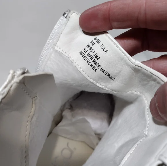 Sugar Tula Vegan Leather Snake Skin Pointed Toe Western Ankle Boots - Picture 6 of 16